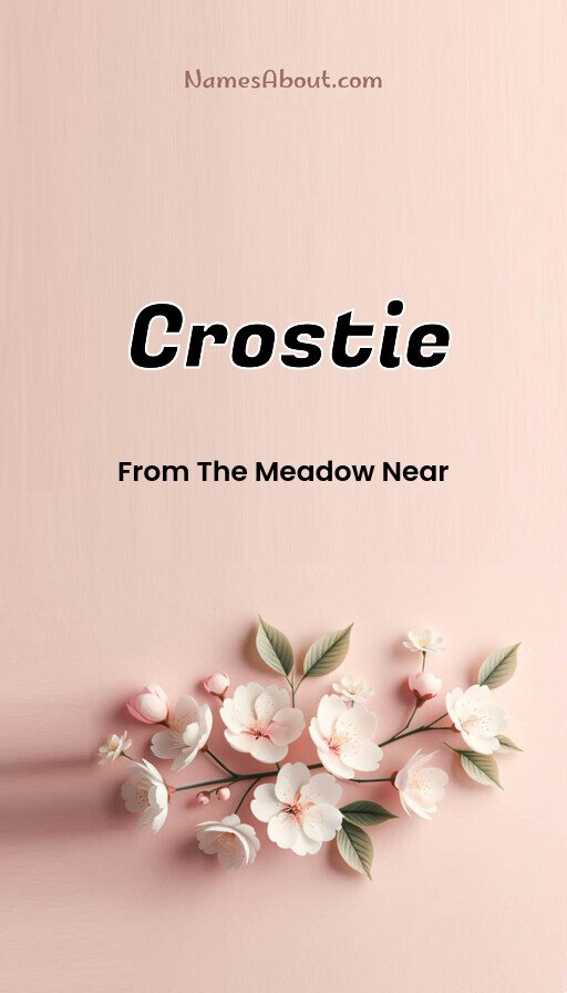 Meaning of Crostie