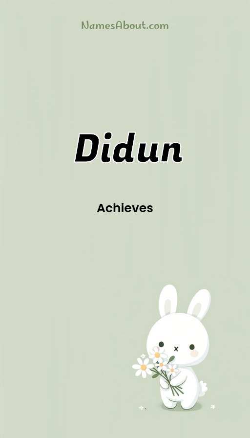 Meaning of Didun