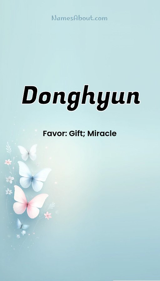 Meaning of Donghyun
