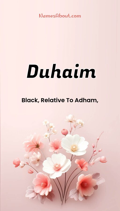 Meaning of Duhaim