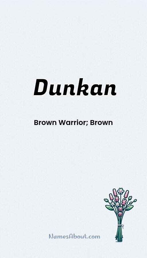 Meaning of Dunkan