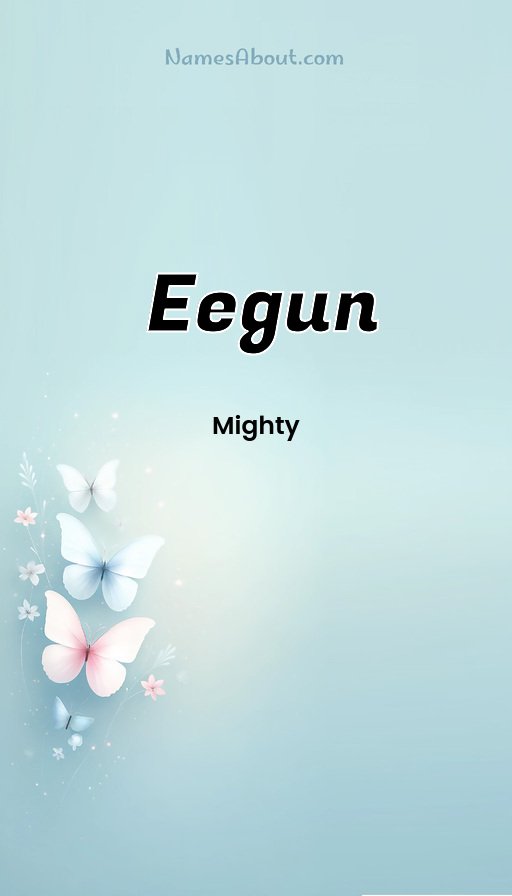 Meaning of Eegun