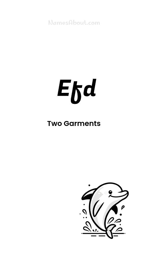 Efd Name Meaning & Origins, Nicknames, Sibling Ideas