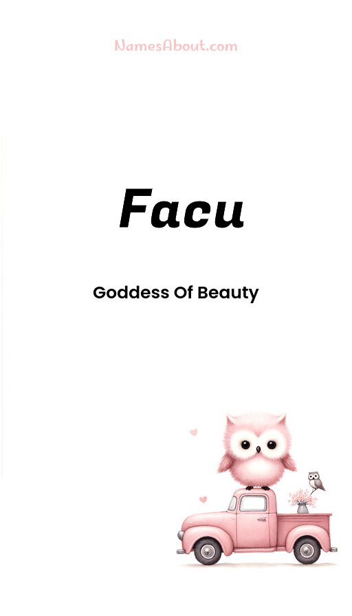 Meaning of Facu