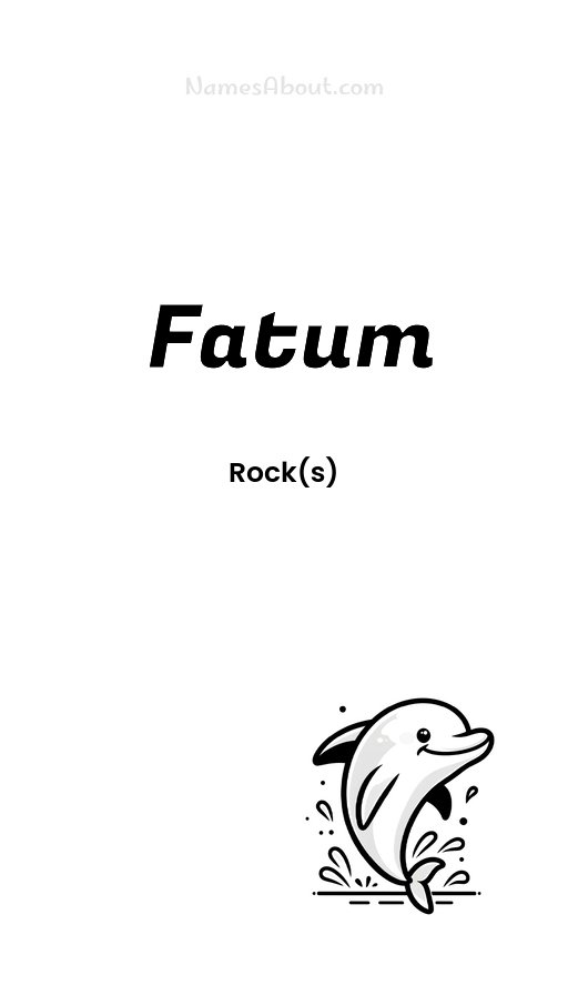 Meaning of Fatum