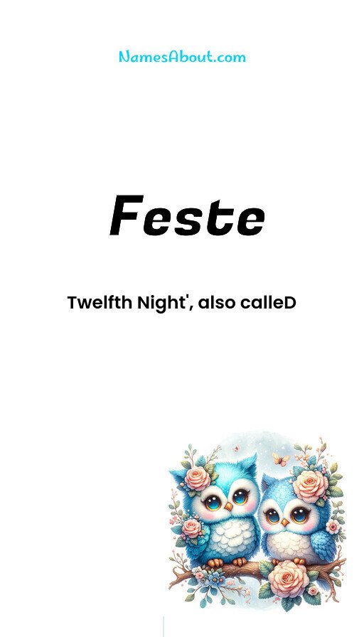 Meaning of Feste