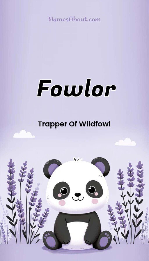 Meaning of Fowlor