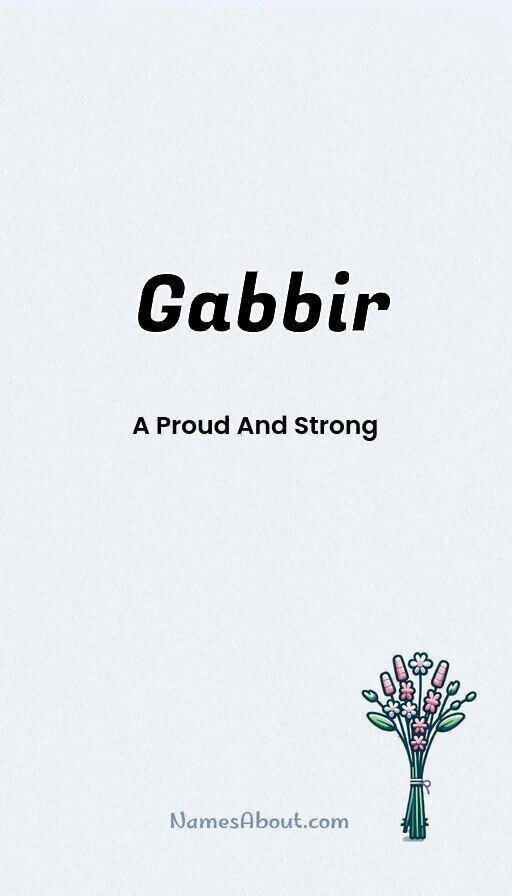 Meaning of Gabbir