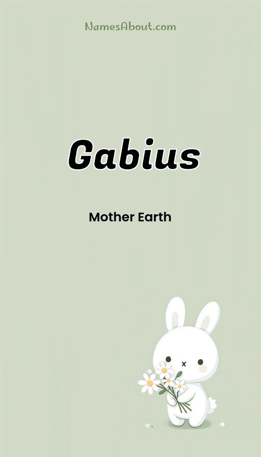 Meaning of Gabius