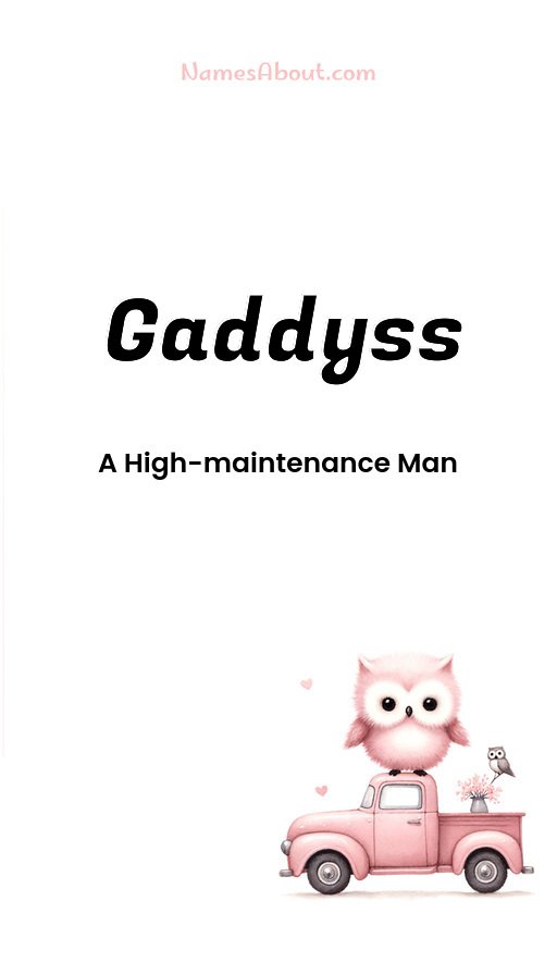 Meaning of Gaddyss
