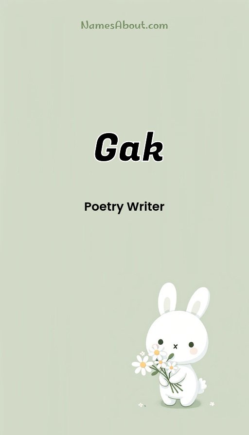Meaning of Gak