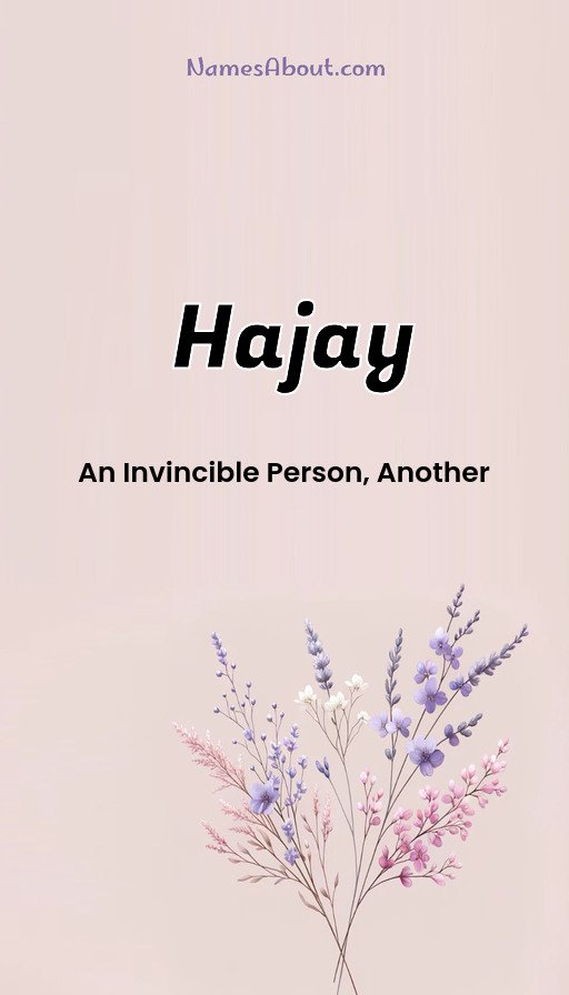Meaning of Hajay