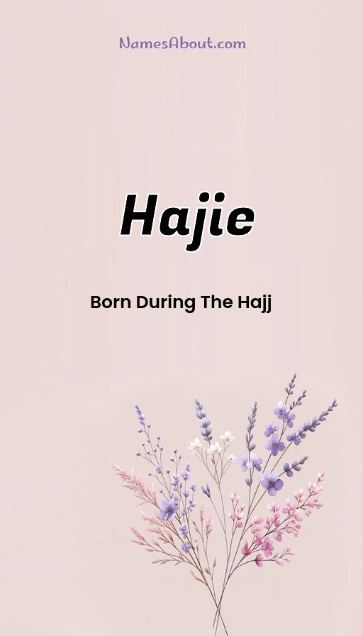 Meaning of Hajie