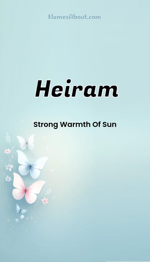 Meaning of Heiram