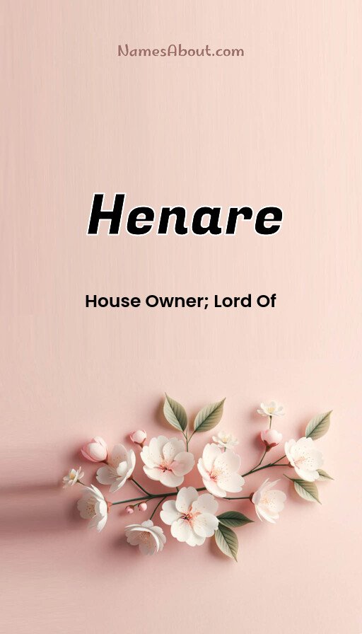 Meaning of Henare