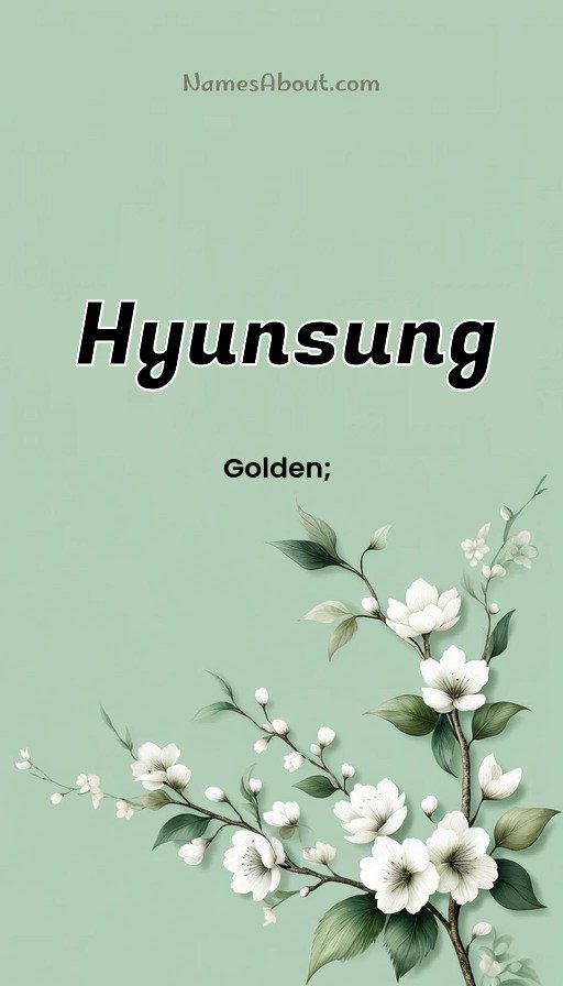 Meaning of Hyunsung