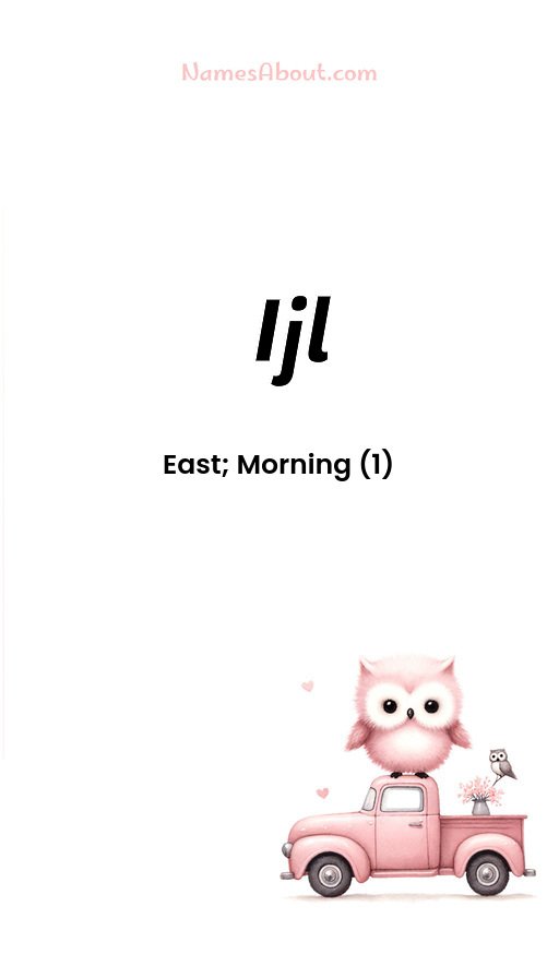 Meaning of Ijl