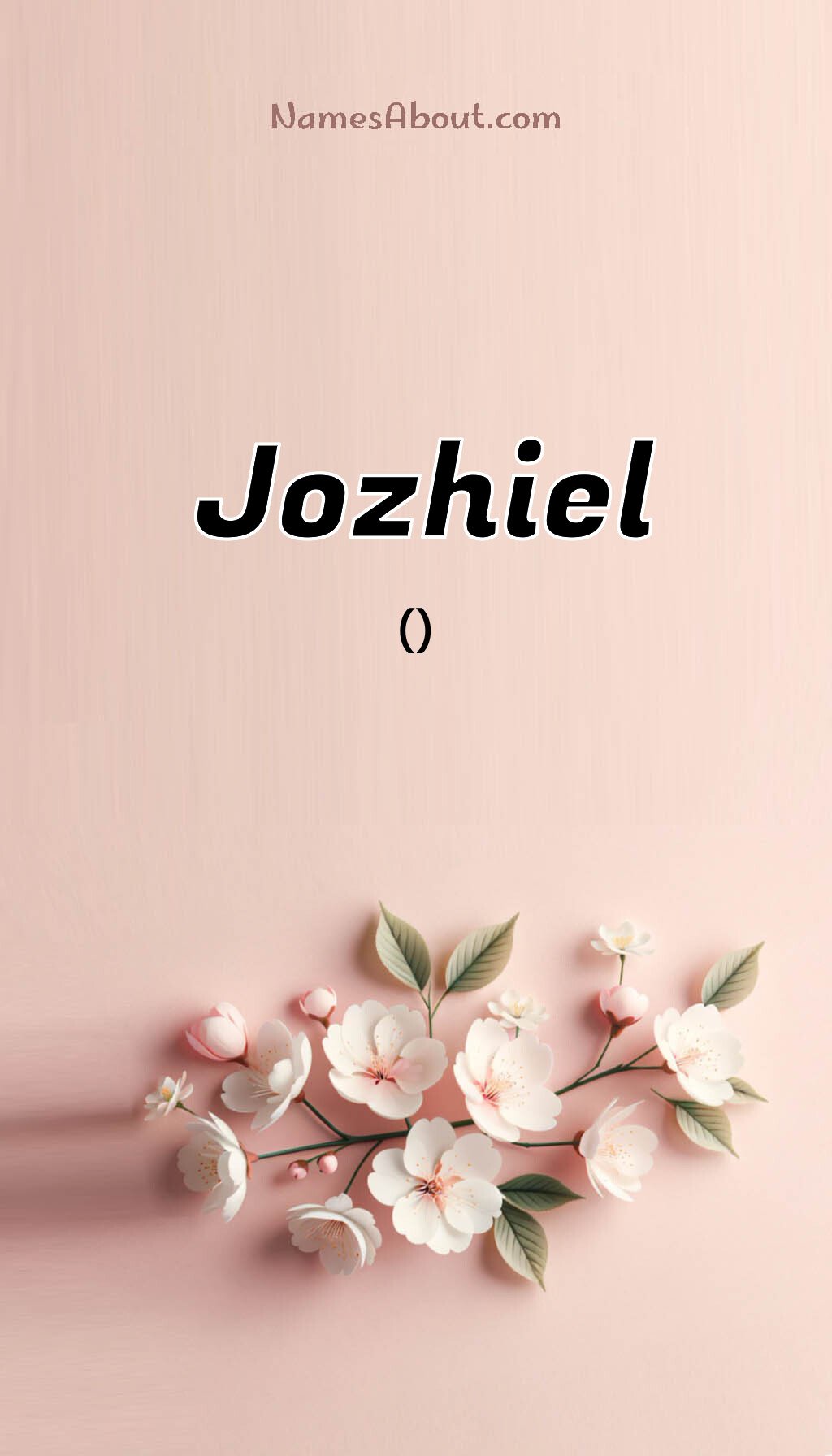 Jozhiel name and meaning