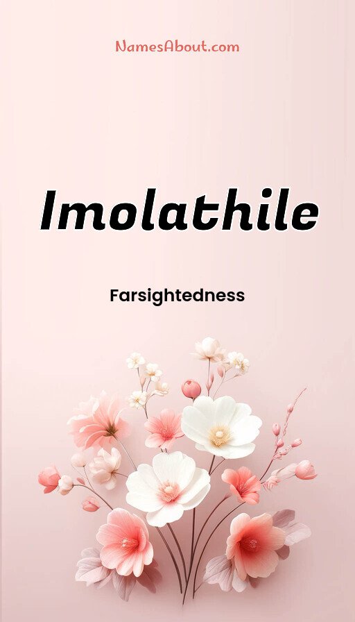 Meaning of Imolathile