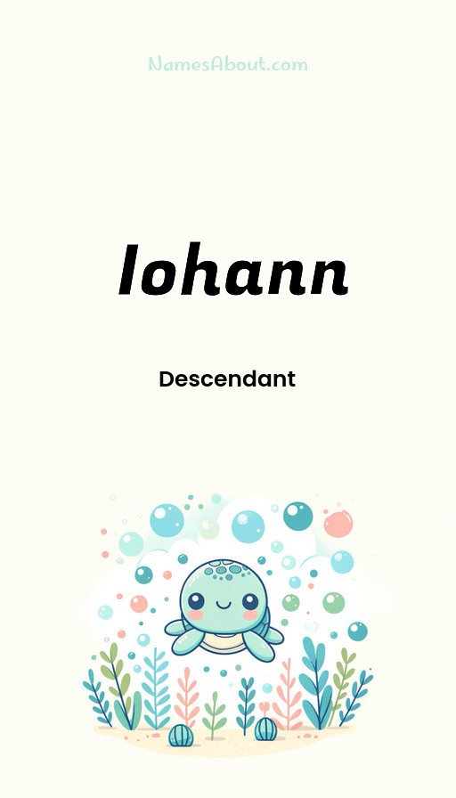 Meaning of Iohann