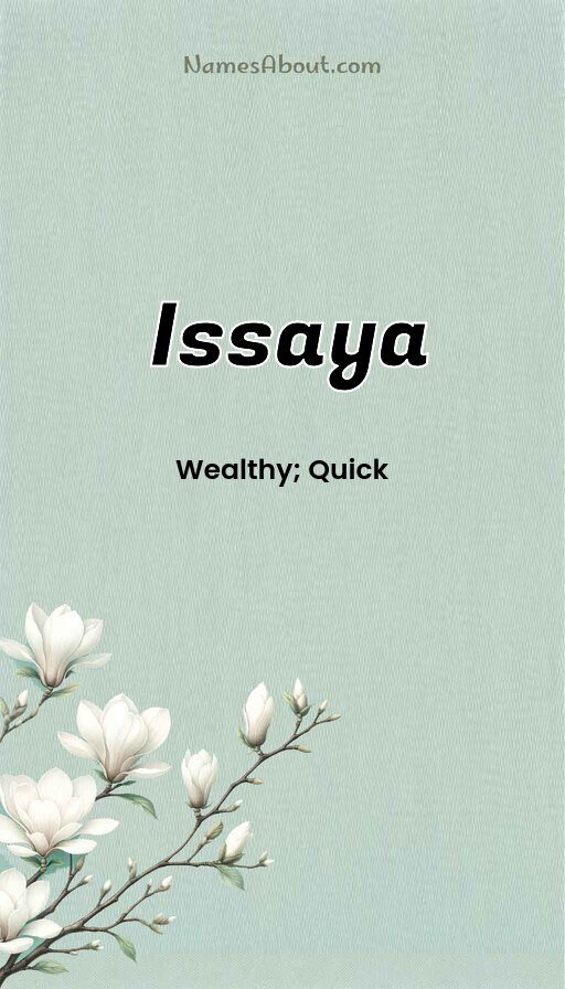 Meaning of Issaya