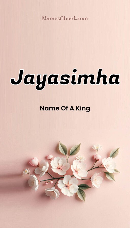 Meaning of Jayasimha