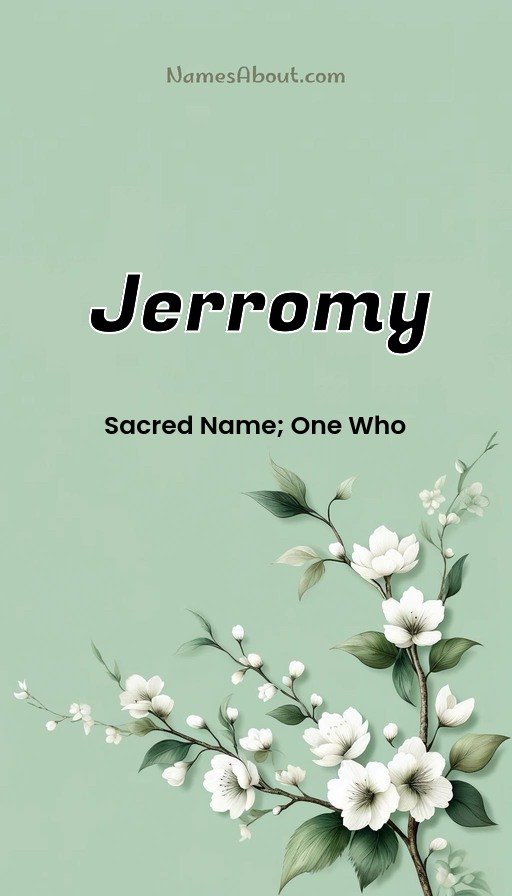 Meaning of Jerromy