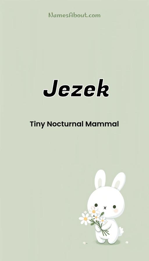 Jezek name and meaning