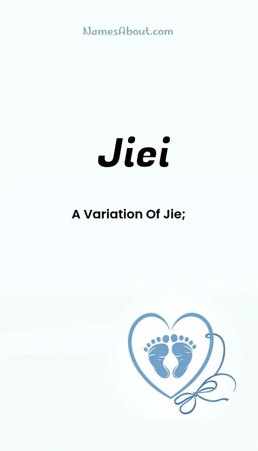 Jiei name and meaning