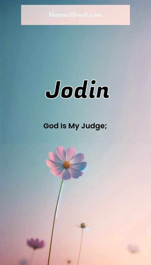 Meaning of Jodin