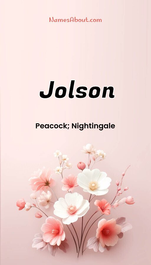 Meaning of Jolson