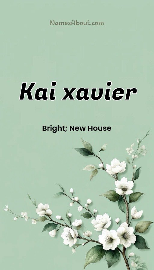 Meaning of Kai xavier