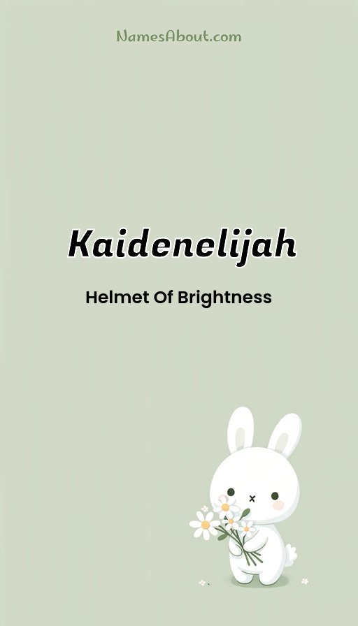 Meaning of Kaidenelijah