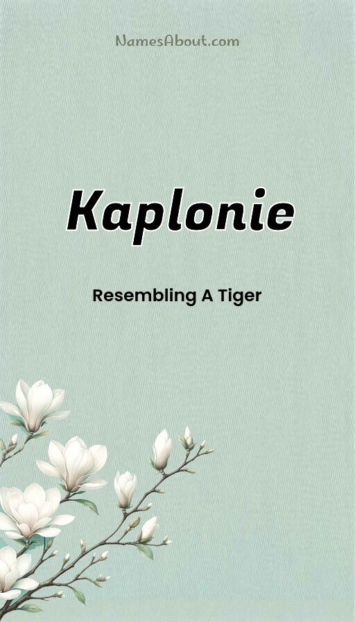 Meaning of Kaplonie