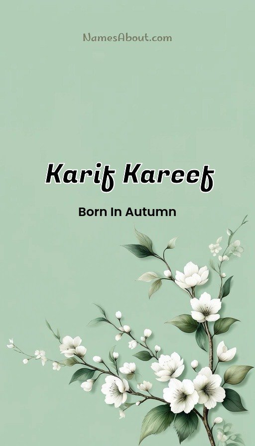 Meaning of Karif Kareef