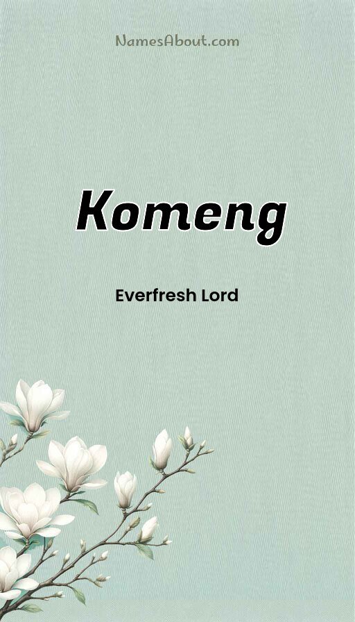 Meaning of Komeng