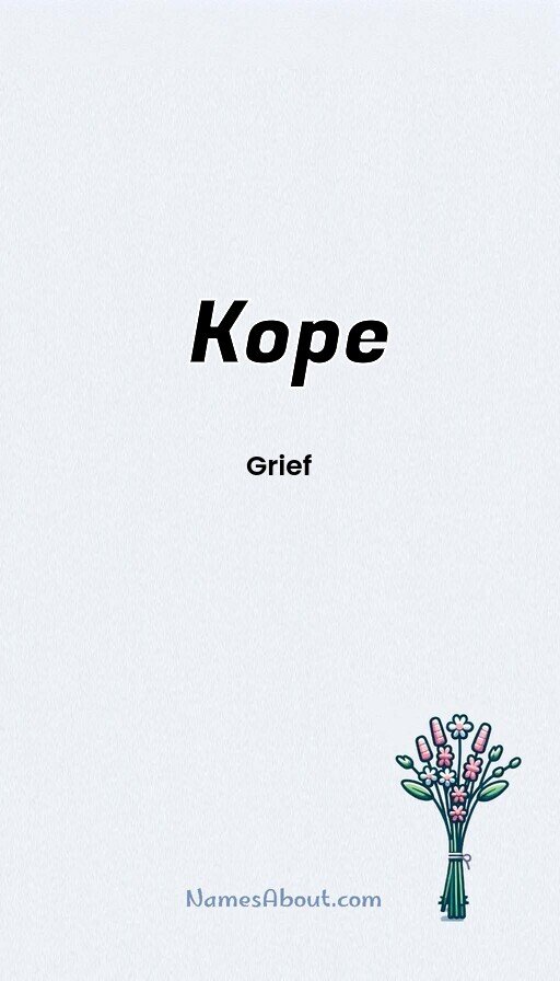 Meaning of Kope