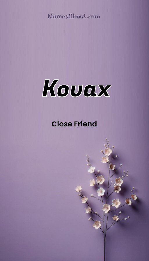 Meaning of Kovax