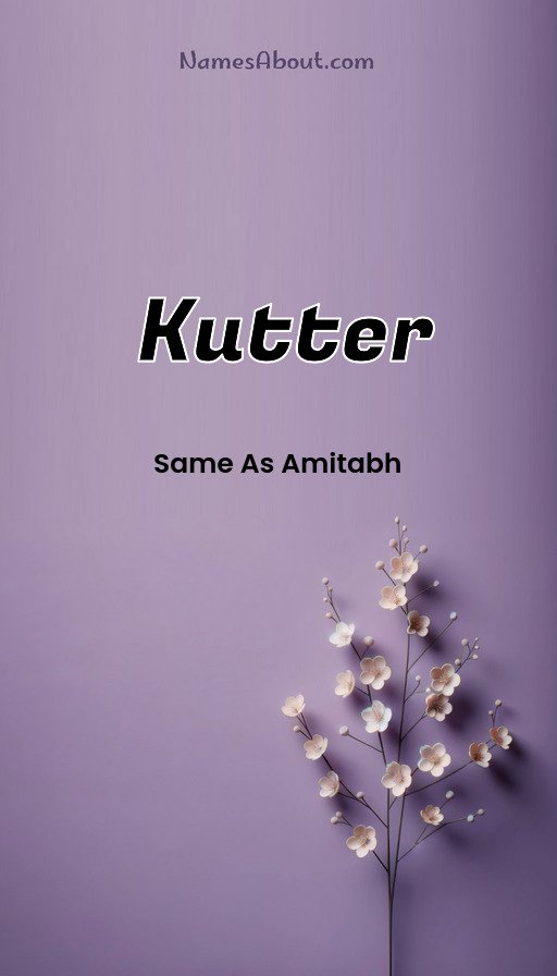 Meaning of Kutter