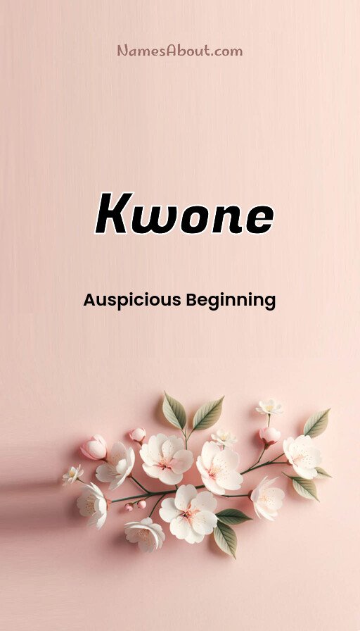 Meaning of Kwone