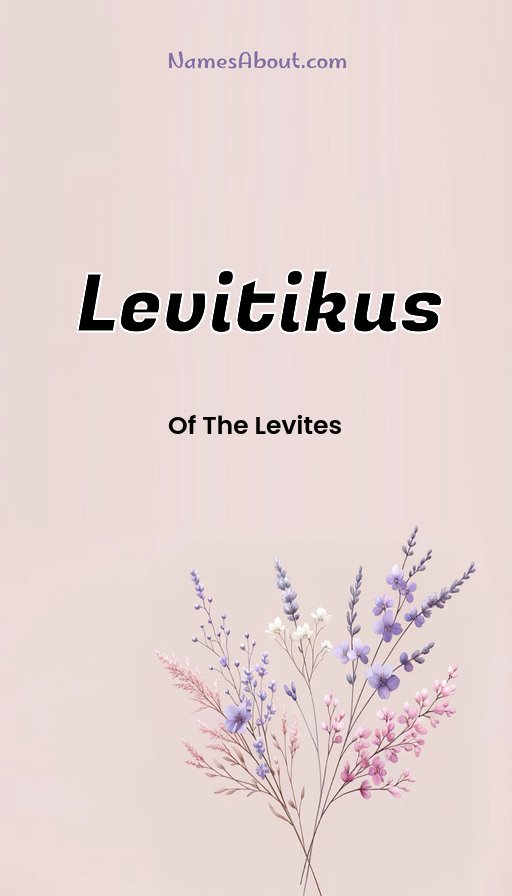 Meaning of Levitikus