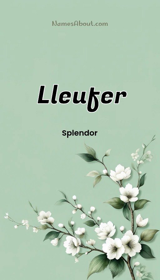 Meaning of Lleufer