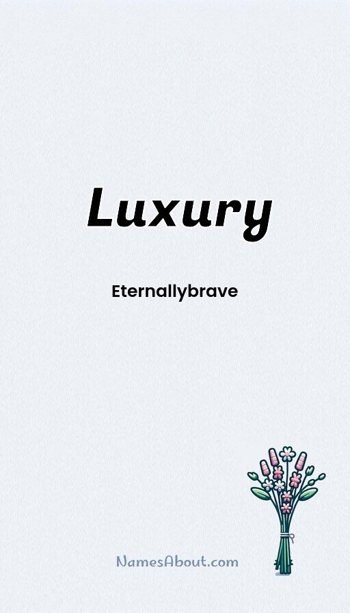 Meaning of Luxury