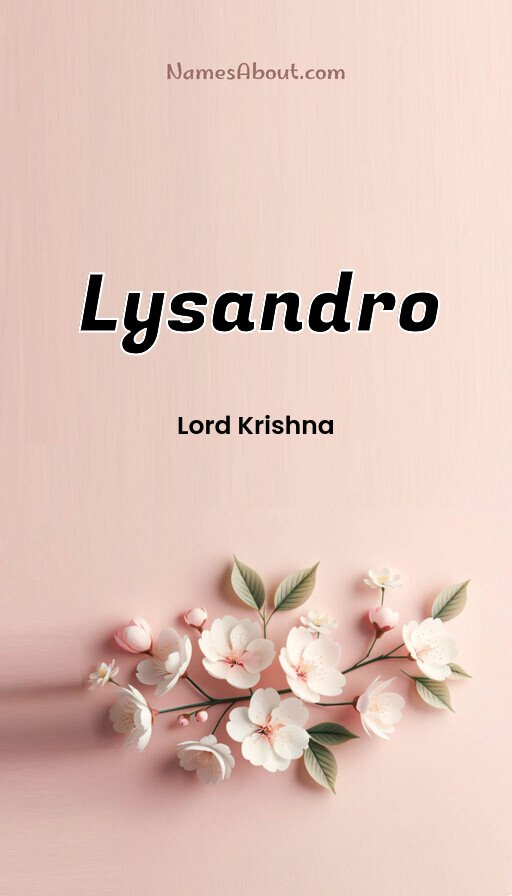 Meaning of Lysandro