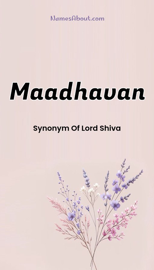 Meaning of Maadhavan