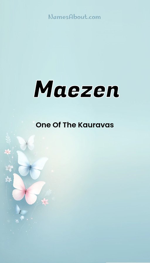 Meaning of Maezen