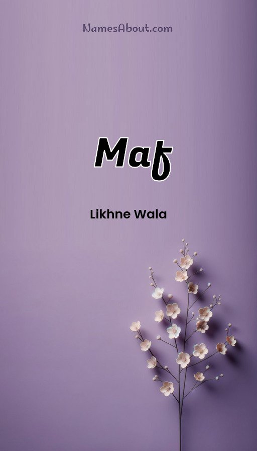 Meaning of Maf