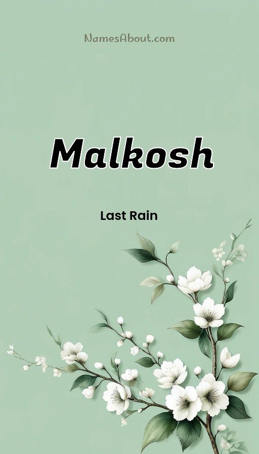 Meaning of Malkosh