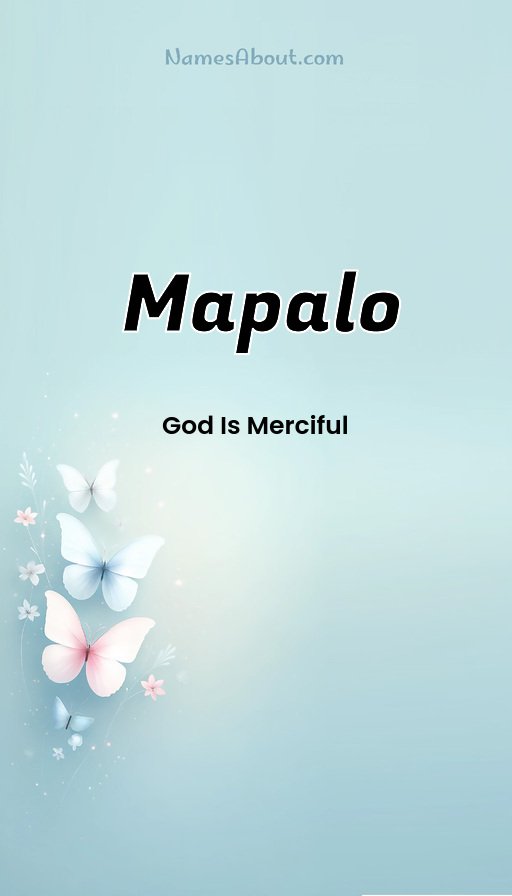 Meaning of Mapalo