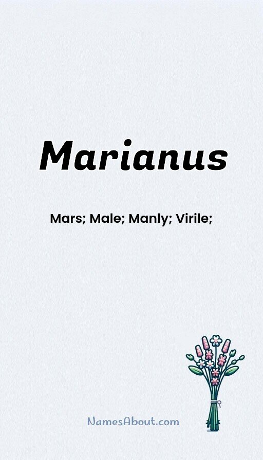 Meaning of Marianus